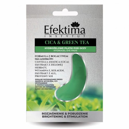Under eye Gel pads, CICA & GREEN TEA, Efektima