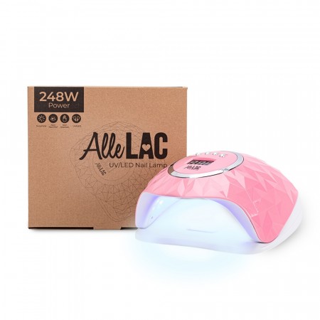 UV/LED neglelampe 248W AlleLac, Y13 rosa