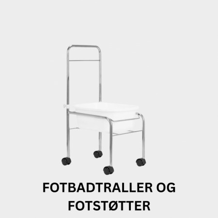 Fotbadtraller og fotstøtter