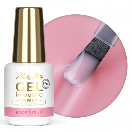 BUILDER GEL IN A BOTTLE FADED PINK, 15G HEMA-FREE