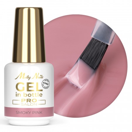 BUILDER GEL IN A BOTTLE SMOKY PINK, 15G HEMA-FREE