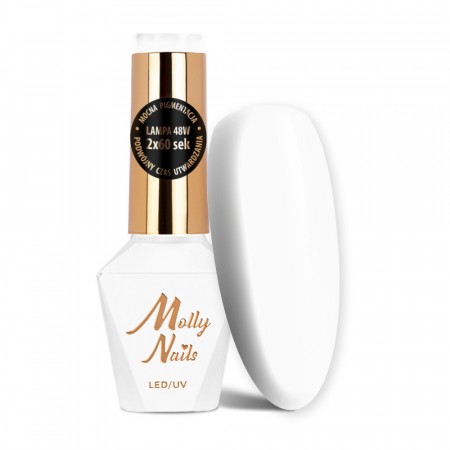 NEGLELAKK, HYBRID/SOAKOFF MollyNails White, 8g HEMA-free