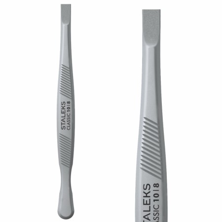 Øyenbryns pinsett, Staleks CLASSIC 10, type 8 (bred, rett)