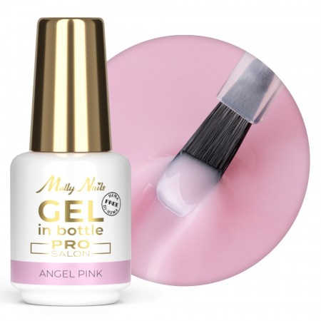 BUILDER GEL IN A BOTTLE ANGEL PINK, 15G HEMA-FREE