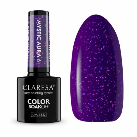 Neglelakk, Hybrid / SoakOff, 5ml Claresa® Mystic Aura 06