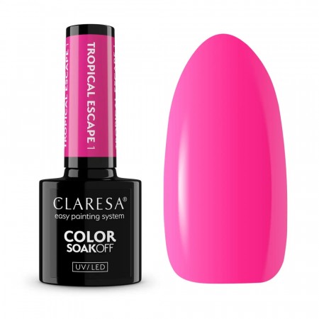 Neglelakk, Hybrid (SoakOff), 5ml Claresa® TROPICAL ESCAPE 01