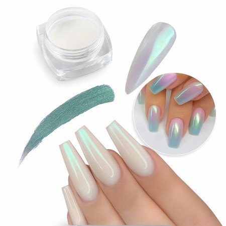 Clavier Chrome dekorstøv (3g), 93 Chameleon green 