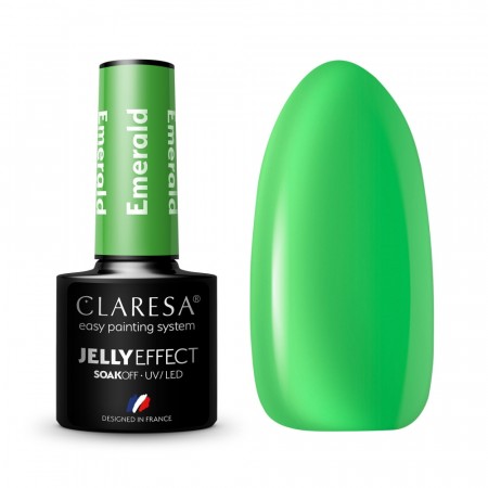Claresa® Hybrid Neglelakk, Jelly Effect Emerald