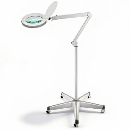 LED lupelampe Widen Plus, med gulvstativ (18cm linse)