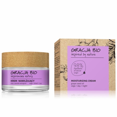 GRACJA BIO Moisturizing Face Cream GRAPE SEED OIL, 50ml