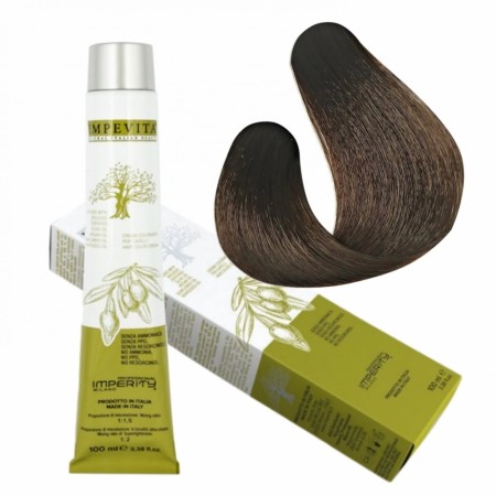 Permanent Hårfarge 100ml Impevita Nr. 7.24 Medium Pearl Copper Blonde