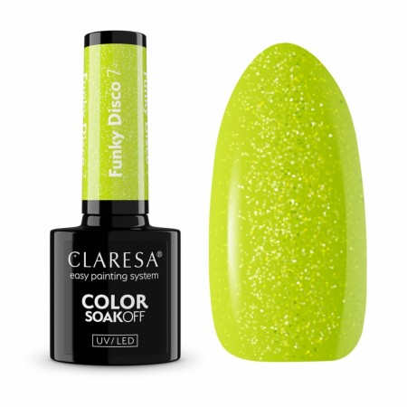 Neglelakk, Hybrid / SoakOff, 5ml Claresa® FUNKY DISCO 07