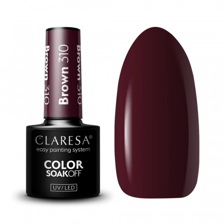 Claresa hybrid neglelakk (5ml), brown310