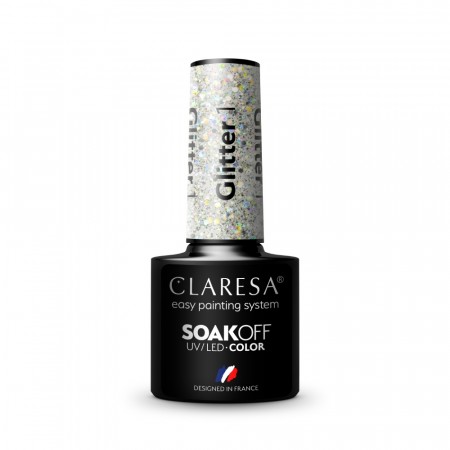 Claresa® Hybrid Neglelakk, GLITTER1
