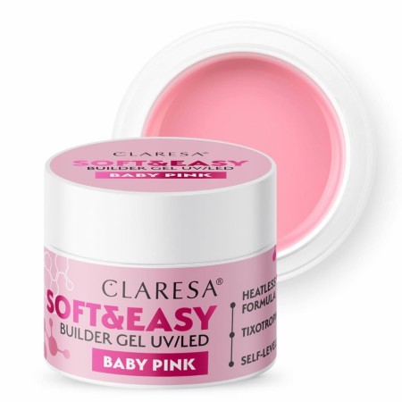 Soft & Easy Builder Gel, Claresa® Baby Pink, 90g