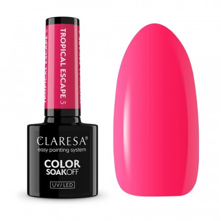 Neglelakk, Hybrid (SoakOff), 5ml Claresa® TROPICAL ESCAPE 03