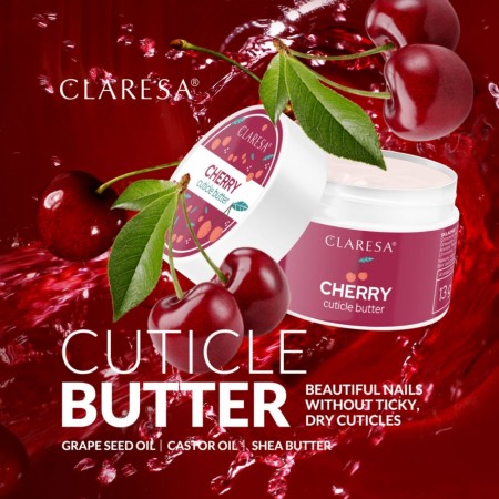 Neglebåndsmør/Cuticle Butter Claresa® Cherry 13g