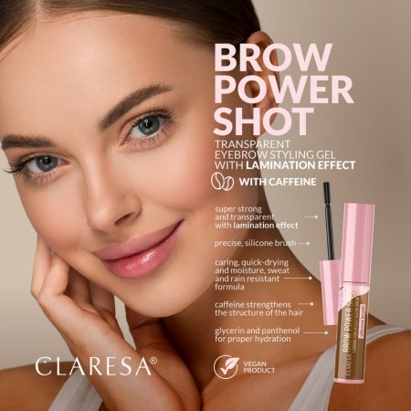 Brow PowerShot, Claresa® Eyebrow styling gel 8g