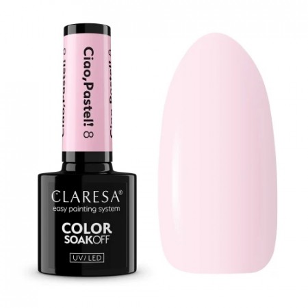 Neglelakk, Hybrid / SoakOff, 5ml Claresa® Ciao, pastel! 08