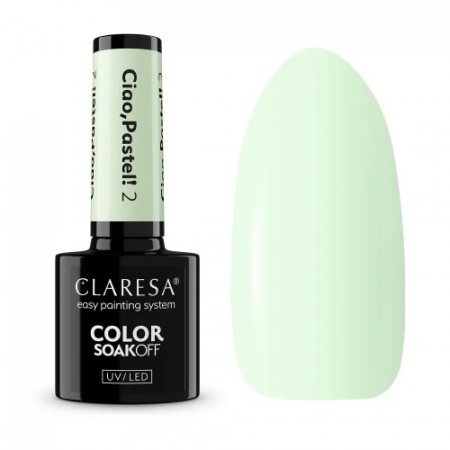 Neglelakk, Hybrid / SoakOff, 5ml Claresa® Ciao, pastel! 02