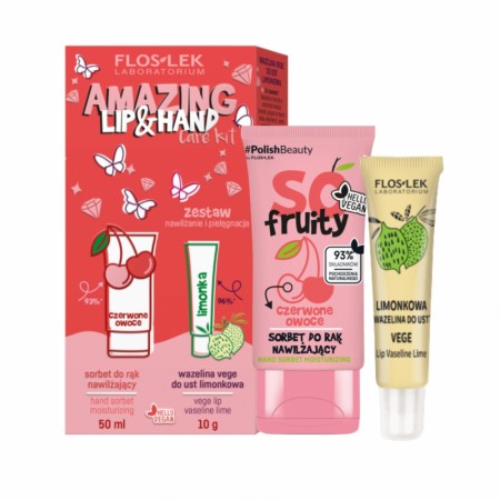 Amazing Charm hand and lip care sett