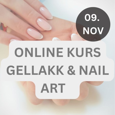 Neglekurs online - gellakk & nail art, 09. November
