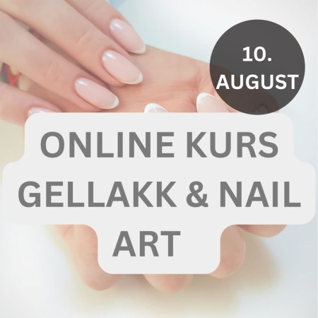 Neglekurs online - gellakk & nail art, 10. august