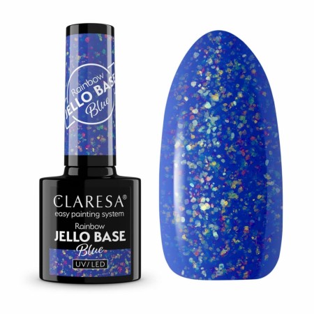 Rainbow Jello BASE Hybrid/SoakOff Claresa®, BLUE 5g