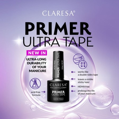 PRIMER Ultra Tape, Hema-fri og Syre-fri 5g Claresa®