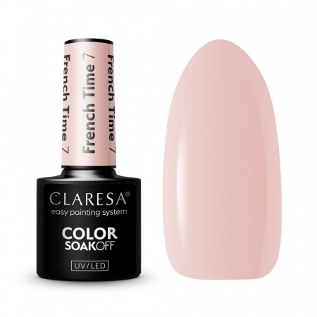 Claresa hybrid neglelakk (5ml), French Time 07