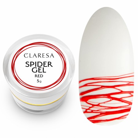 Spider Gel, Rød 5g Claresa® 