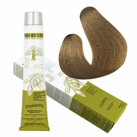 Permanent Hårfarge 100ml Impevita Nr. 8.3 Light Golden Blonde