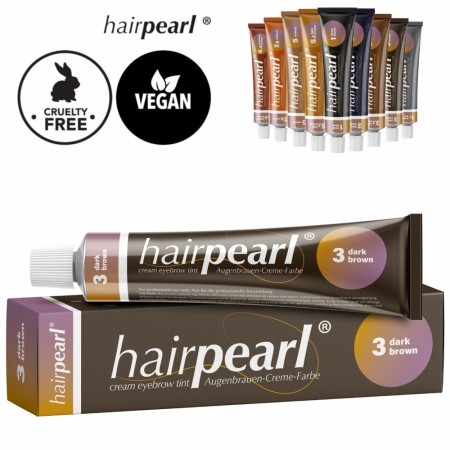 Bryn/Vippefarge, Standard Hairpearl® No. 3 -Dark Brown