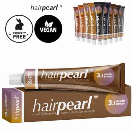 Bryn/Vippefarge, Standard Hairpearl® No. 3.1 -Medium Brown