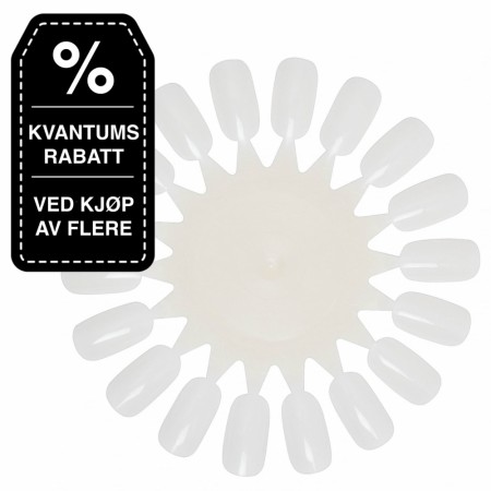 Fargedisplay for 18 neglelakk farger