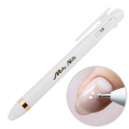 Molly nails 4in1 dekorasjonspensel