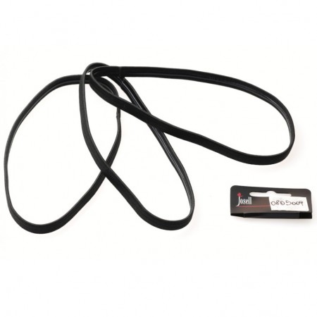 3-pk Elastiske hårband, Sort