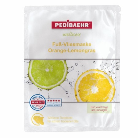 Orange-Lemongras fotmaske, for ekstremt tørre føtter