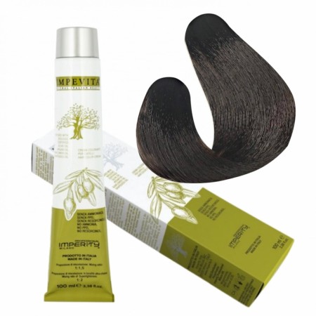 Permanent Hårfarge 100ml Impevita Nr. 6.24 Dark Pearl Copper Blonde