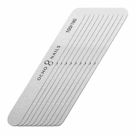 Neglefil slim 100/180 Ocho Nails, Rett 10pk