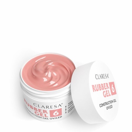 Claresa Rubber Gel 06 (medium varm rosa+beige), 12g