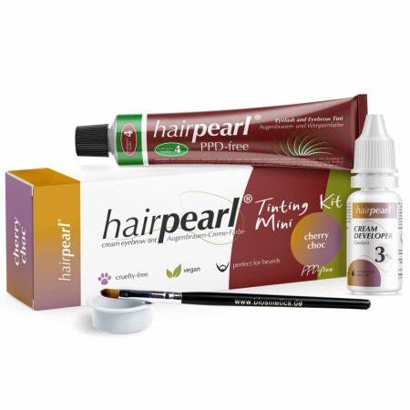 Bryn/Vippefarge PPD free, Hairpearl® MiniKit No. No. 4 -Mahogany Brown