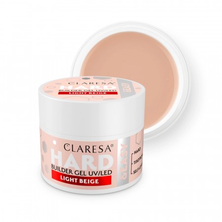 Hard & Easy Builder Gel, Claresa® LIGHT BEIGE 45g