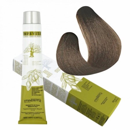 Permanent Hårfarge 100ml Impevita Nr. 6.2 Dark Pearl Blonde