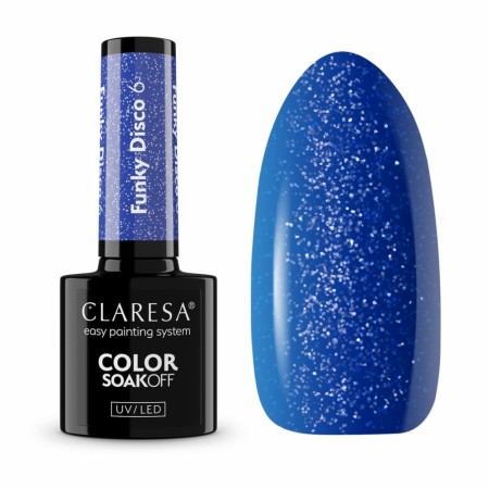 Neglelakk, Hybrid / SoakOff, 5ml Claresa® FUNKY DISCO 06
