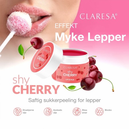 LipScrub Claresa® Saucy Lips, 15g Shy Cherry