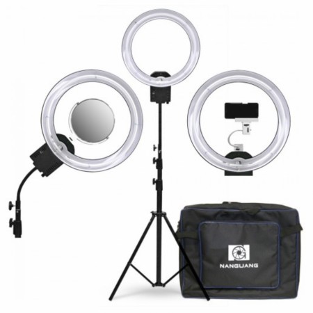 NanGuang CN-65C PRO Fluorscent Ringlys M/stativ