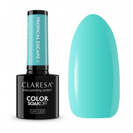 Neglelakk, Hybrid (SoakOff), 5ml Claresa® TROPICAL ESCAPE 06