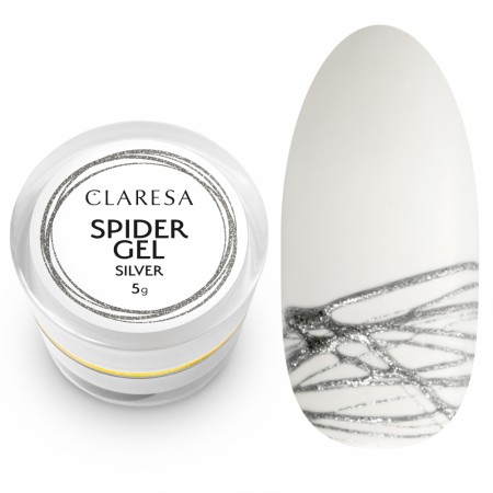 Spider Gel, Sølv 5g Claresa® 