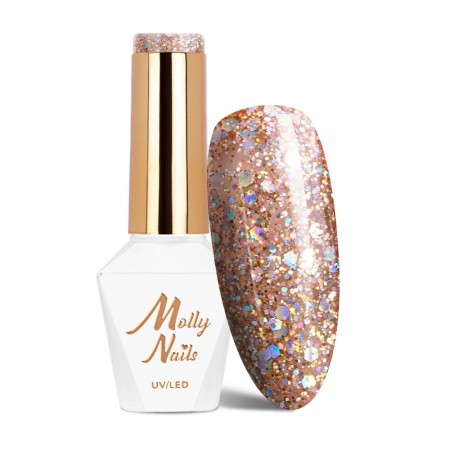 NEGLELAKK, HYBRID/SOAKOFF MollyNails rose gold no. 33 HEMA-FREE, 8g